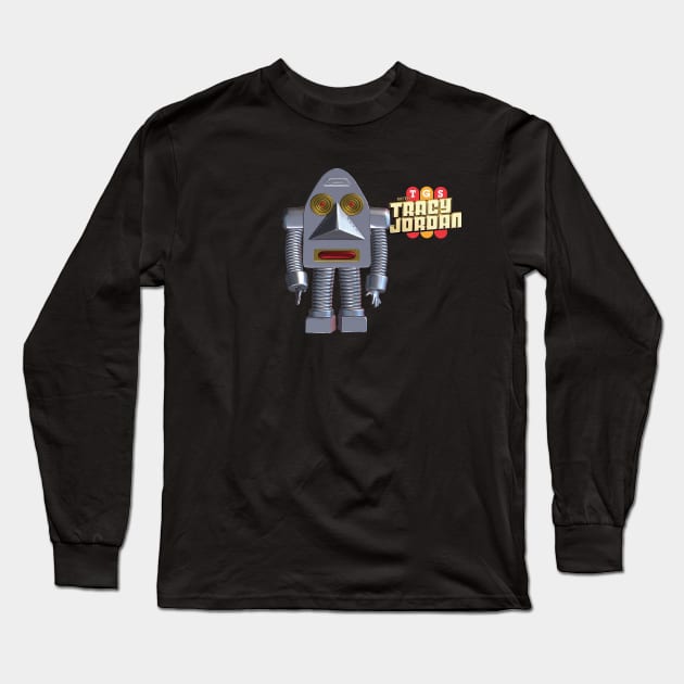 TGS Robot / Tracy Jordan logo Long Sleeve T-Shirt by SubwayTokin